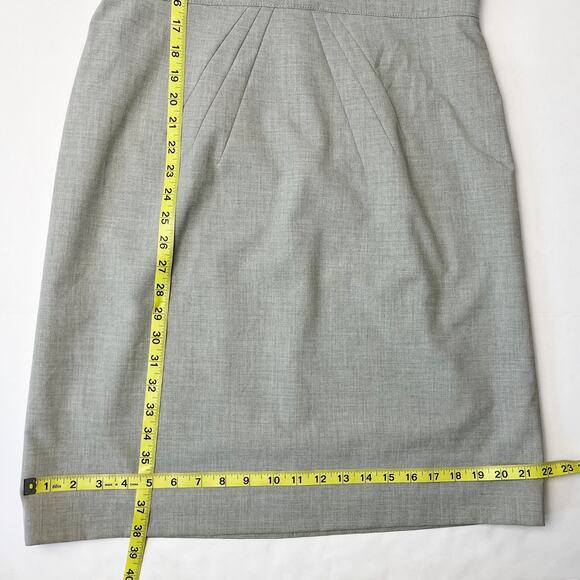 Gianni Bini Gray Sheath Dress Size 10 - Picture 11 of 12